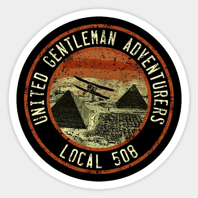 United Gentleman Adventurers Sticker by bronzarino